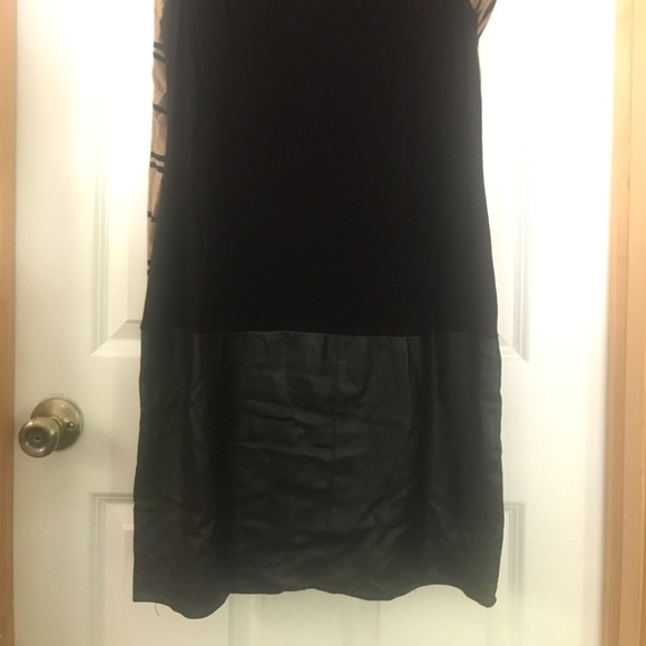 Bailey 44 layered dress w/faux leather skirt - Picture 4 of 6